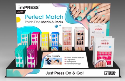 Kiss imPRESS Toenails - With Coffee Perspective: front