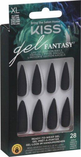 Kiss Lovesick Girls Halloween Nail Kit Perspective: front