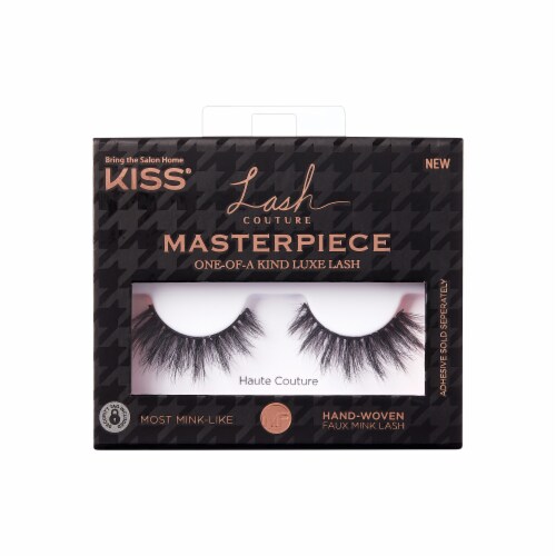 Kiss® Lash Couture Masterpiece Fake Eyelashes - 02 Haute Couture Perspective: front