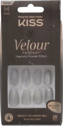 Kiss® Velour Medium Fantasy Celebrity Nails Perspective: front
