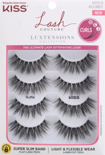 Kiss Lash Couture Ruffle LuXtension Lashes Perspective: front
