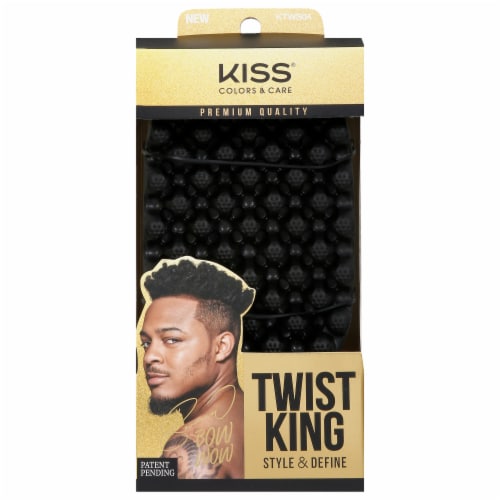 Kiss® Twist King Styling Tool - Black Perspective: front