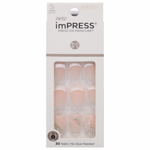 Kiss imPRESS® Press-On Manicure Nails - My Worth Perspective: front