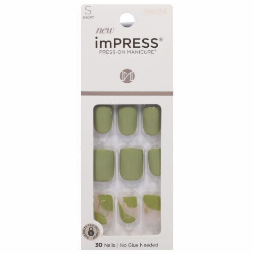 Kiss® imPRESS™ Before Sunrise Green Press-On Manicure Kit Perspective: front
