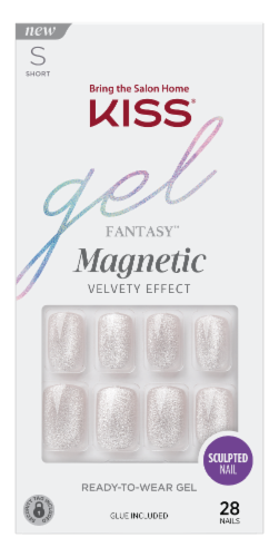 Kiss® Gel Fantasy™ Magnetic Velvety Effect Press On Nails - Dignity Perspective: front