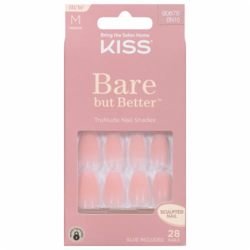 Kiss® Bare But Better™ True Nude Nails Shades Perspective: front