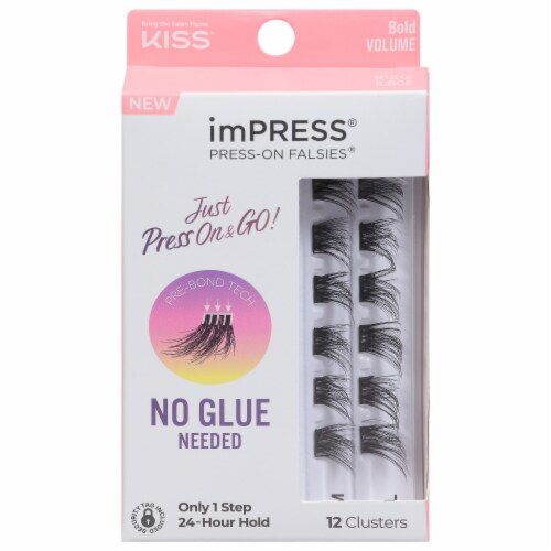Kiss® imPRESS® Single False Eyelashes Perspective: front