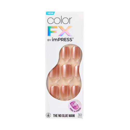 Kiss® imPress® Color FX No-Glue Mani Press On Nails - Last Call Perspective: front