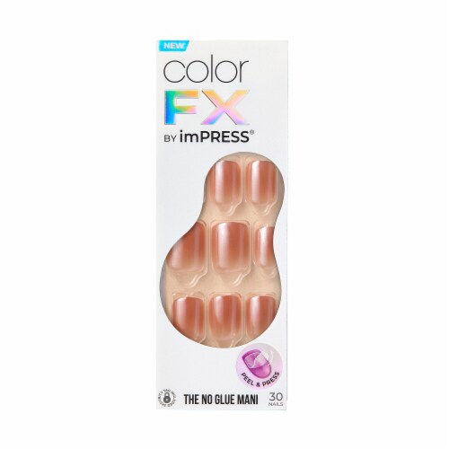 Kiss® imPress® Color FX No-Glue Mani Press On Nails - Last Call Perspective: front