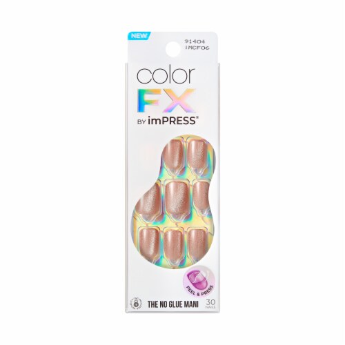 Kiss® imPress® Color FX No-Glue Mani Press On Nails - Starstruck Perspective: front