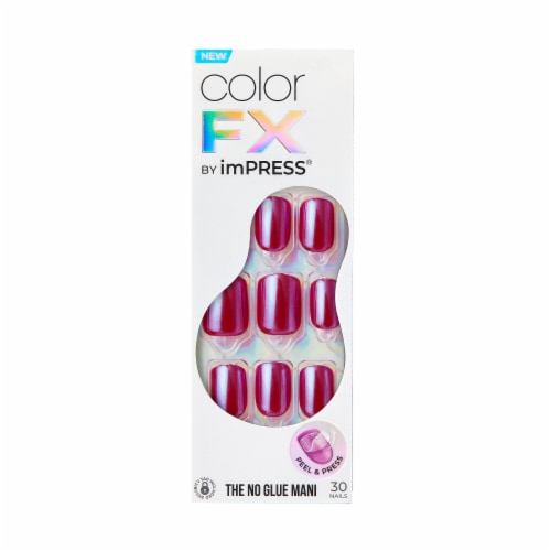 Kiss® imPress® Color FX No-Glue Mani Press On Nails - This City Perspective: front
