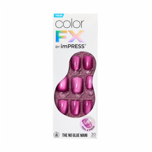 Kiss® imPress® Color FX No-Glue Mani Press On Nails - Levels Perspective: front