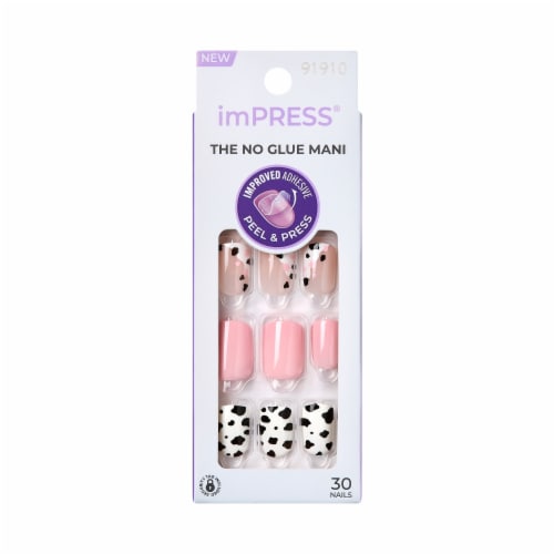 Kiss® imPress® No Glue Mani Press-On Nails - One Chance Perspective: front