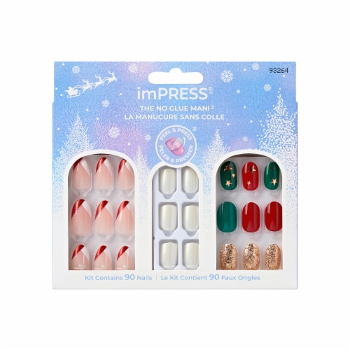 Kiss® ImPress Nails Holiday Gift Set Perspective: front