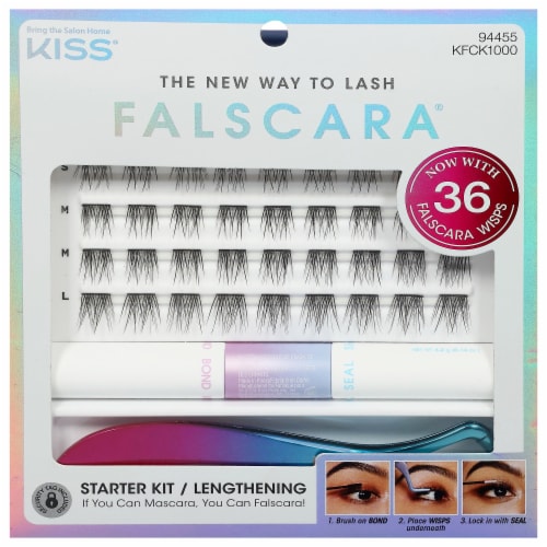 Kiss® Falscara® False Eyelash Starter Kit Perspective: front
