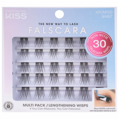 Kiss® Falscara® False Eyelash Lengthening Wisps 01 Multi Pack Perspective: front