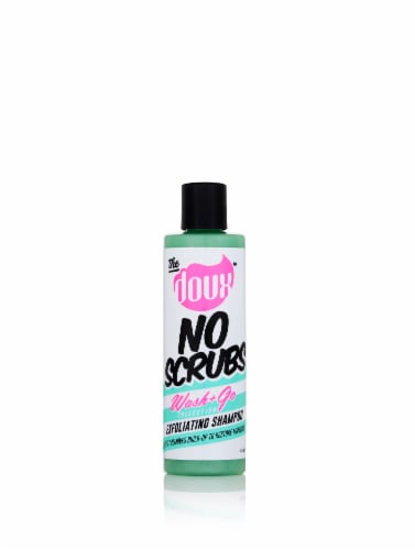 The Doux No Scrubs Wash + Go Exfoliating Shampoo Perspective: front