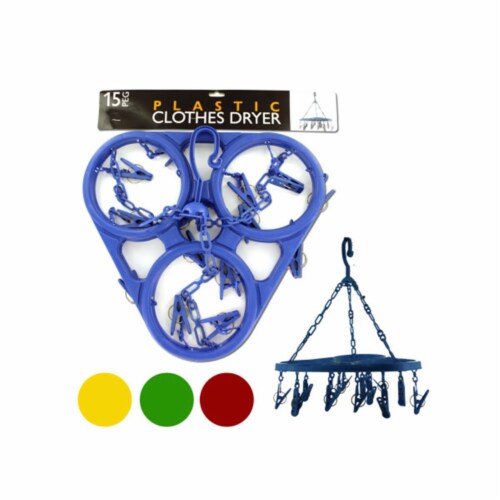 Kole Imports  12 x 12 in. Jumbo Hanging Clothes Dryer - Pack of 6 Perspective: front