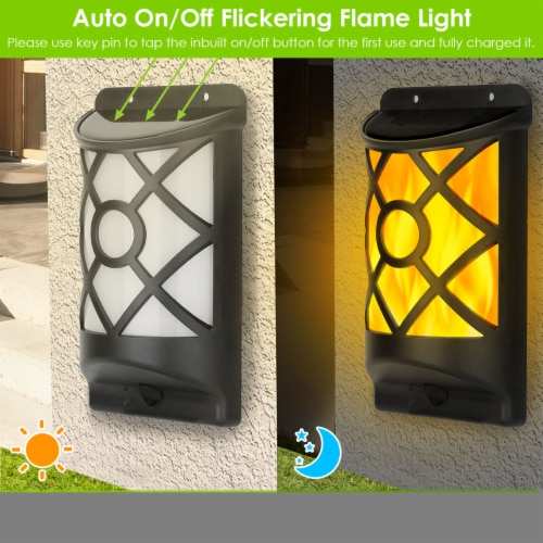 Solar shop lights flickering