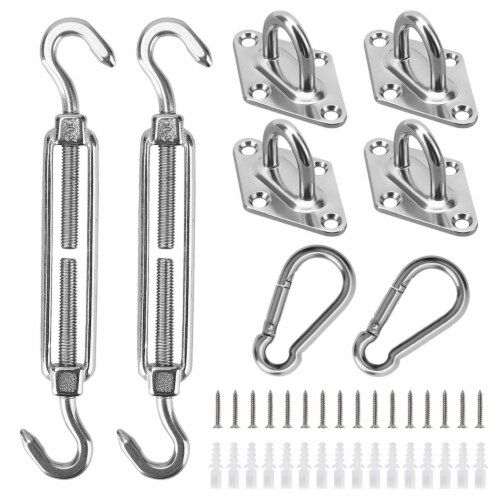 Sun Shade Sail Stainless Steel Hardware Installation Kit 5 Inch