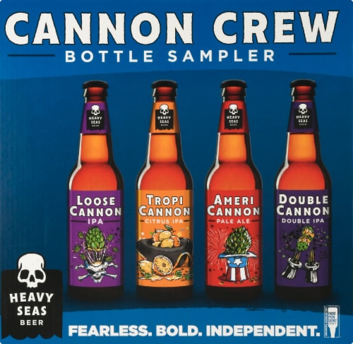 Heavy Seas Cannon Crew Bottle Sampler Variety Pack Perspective: front
