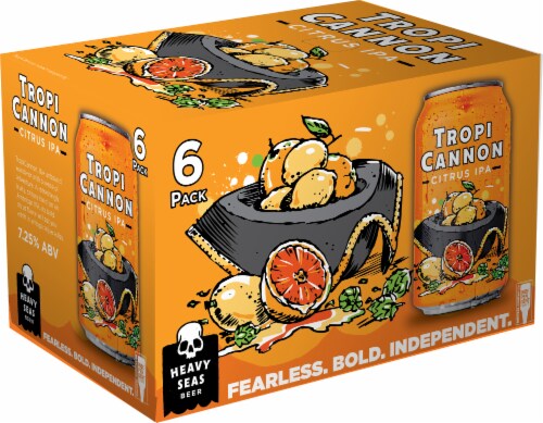 Heavy Seas Tropi Cannon Citrus IPA Perspective: front