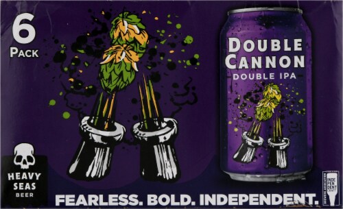 Heavy Seas Double Cannon IPA Beer Perspective: front