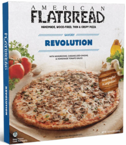 American Flatbread Revolution Frozen Pizza Perspective: front