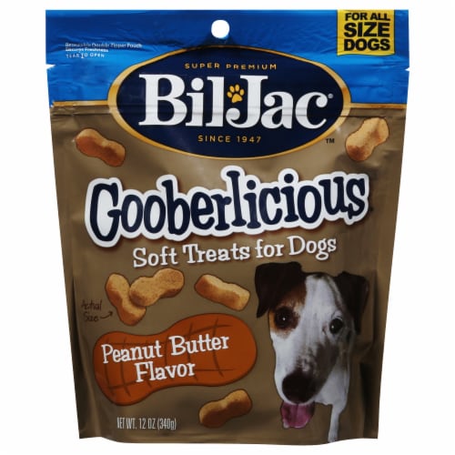 Bil-Jac® Gooberlicious Peanut Butter Flavor Soft Treats for Dogs Perspective: front