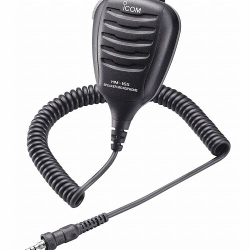 Icom Microphone,Waterproof,For Mfr. No. M36  HM165 Perspective: front
