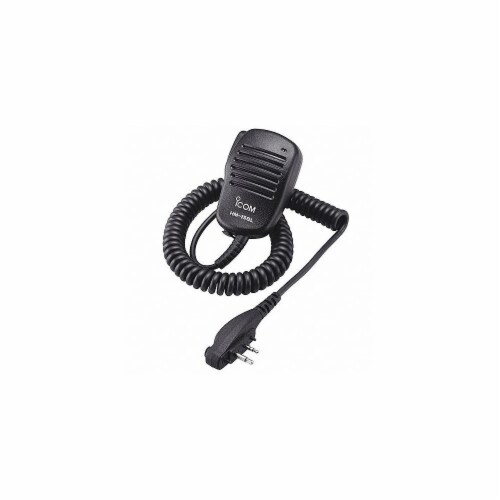 Icom Speaker Microphone,3-1/2  L x 1-3/4  W  HM158LA Perspective: front