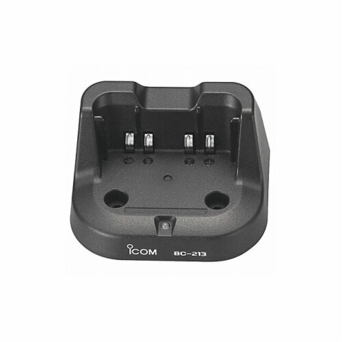 Icom Charger,110VAC,2-5/8  H x 4  L  BC213NAC Perspective: front