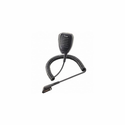 Icom Speaker Microphone,2  L x 3-1/4  W  HM222H Perspective: front
