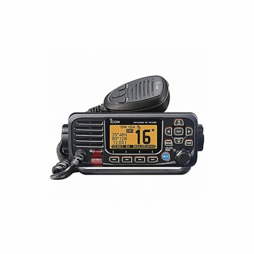 Icom Mobile Two Way Radio,VHF Band,Black  M330 BLACK Perspective: front