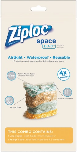 Ziploc® Vacuum Seal Space Bag®, 2 pc - Food 4 Less