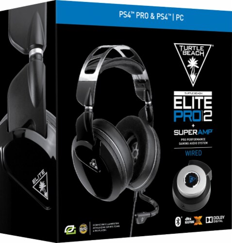 Turtle Beach® Elite Pro 2 + Superamp Pro Black Wired Gaming Audio