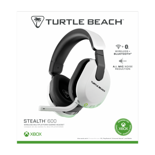 Turtle Beach Stealth 600X Wireless Multiplatform Gaming Headset White 1 ct Fred Meyer