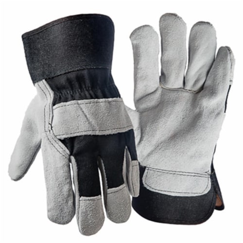 Pigskin Leather Work Gloves, Large