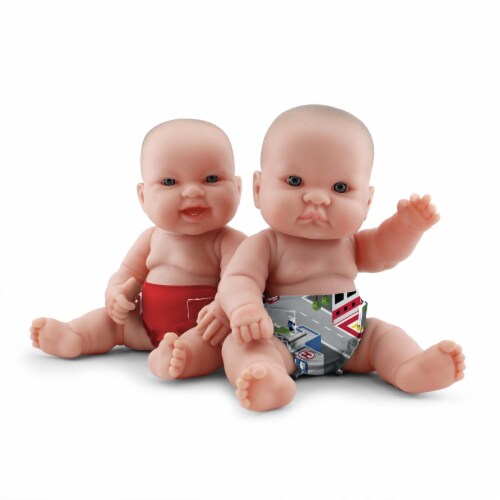 Kanga Care Rumparooz Doll Diaper Set - WeeHoo & Scarlet Perspective: front