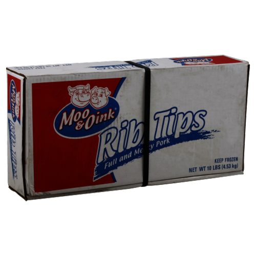 Moo & Oink Rib Tips Perspective: front
