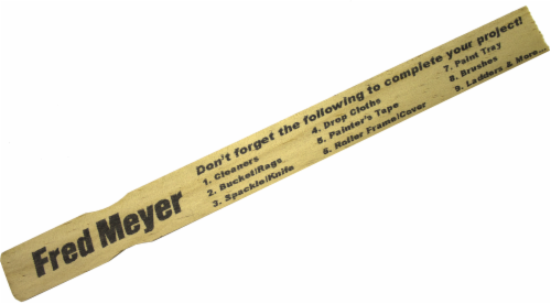 Fred Meyer Wooden Paint Stir Stick - Tan Perspective: front