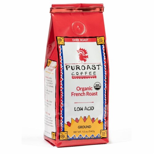 Puroast Coffee Organic Dark French Roast Coffee Perspective: front