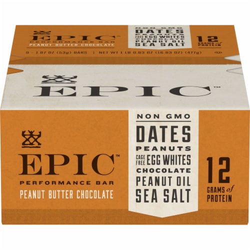 EPIC® Peanut Butter Chocolate Performance Bars 9 Count, 16.83 oz - Kroger