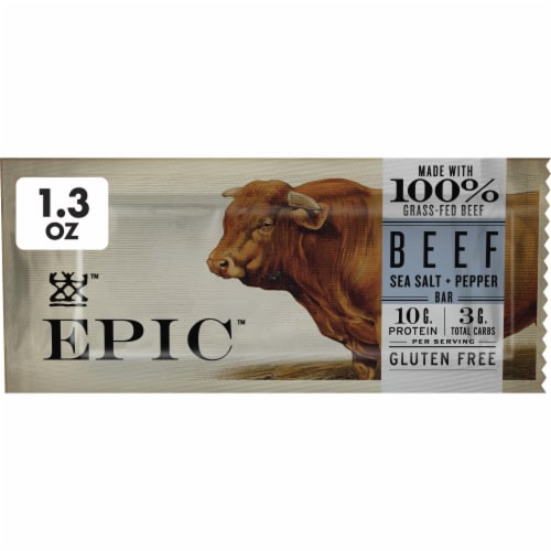 EPIC™ Gluten Free Sea Salt + Pepper Beef Bar, 1.3 oz - Smith's Food and Drug