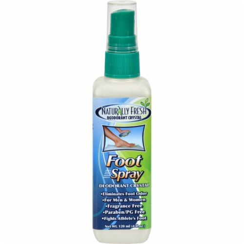 Naturally Fresh Deodorant Crystal Foot Spray Perspective: front