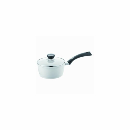 Berndes SignoCast Pearl Ceramic Coated Cast Aluminum 2 Quart Covered Saucepan Perspective: front