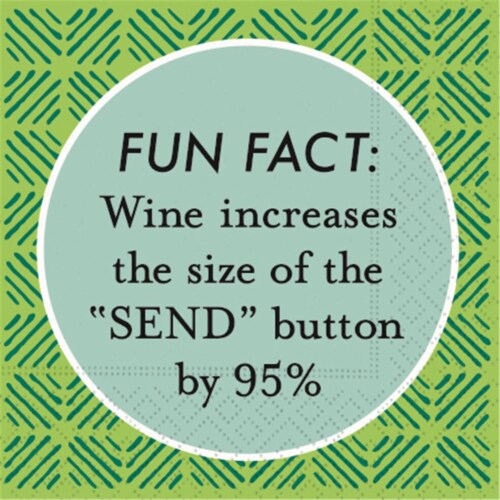 Fun Fact Cocktail Napkins Perspective: front