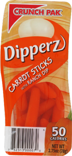 Carrot Sticks- With Ranch Dip - Crunch Pak Perspective: front