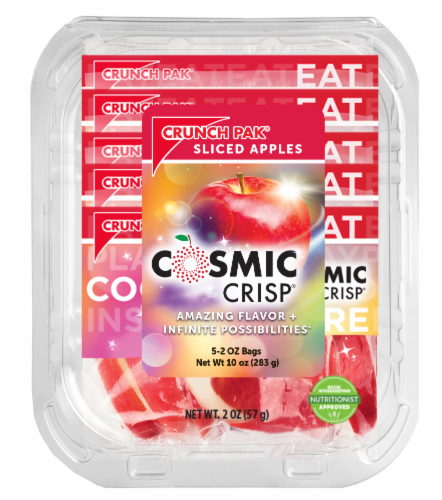 Crunch Pak Cosmic Crisp Sliced Apple Packs Perspective: front