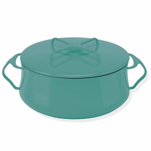 Dansk 844225 4 qt. Kobenstyle Casserole - Teal Perspective: front